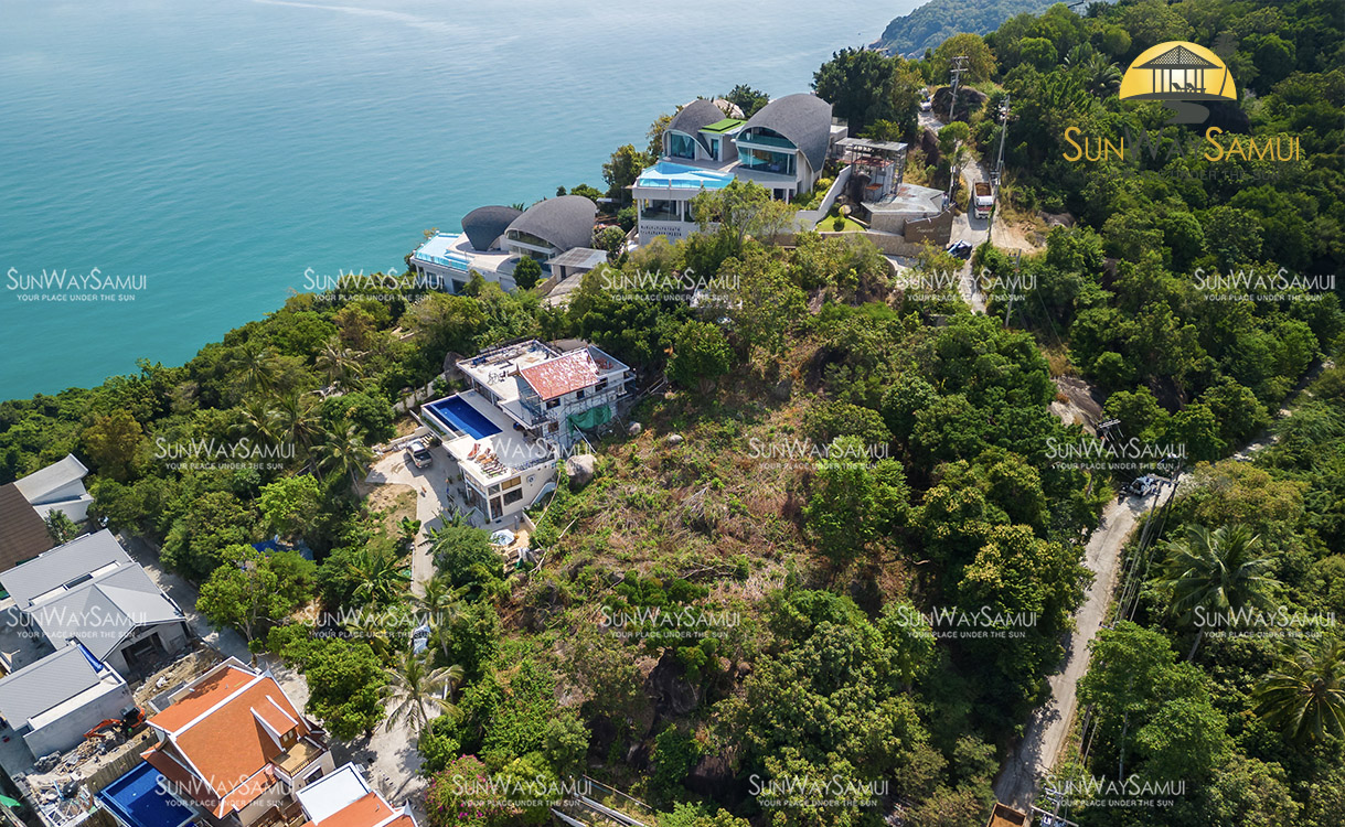 Exceptional 2160 sqm Seaview Land in Chaweng Noi for sale