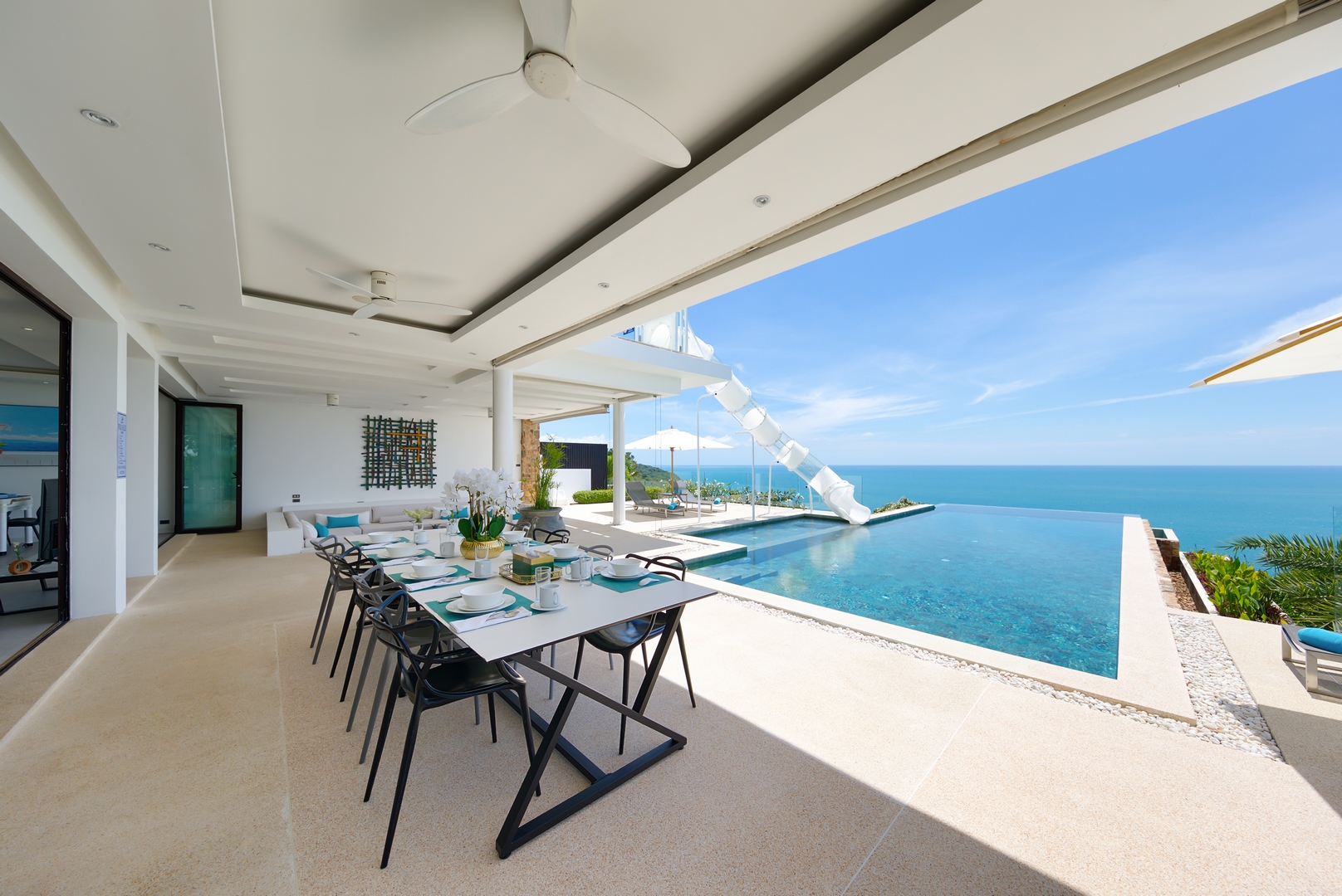 Villa Turquoise – Luxury 4 Bedroom Seaview Villa in North Chaweng for sale