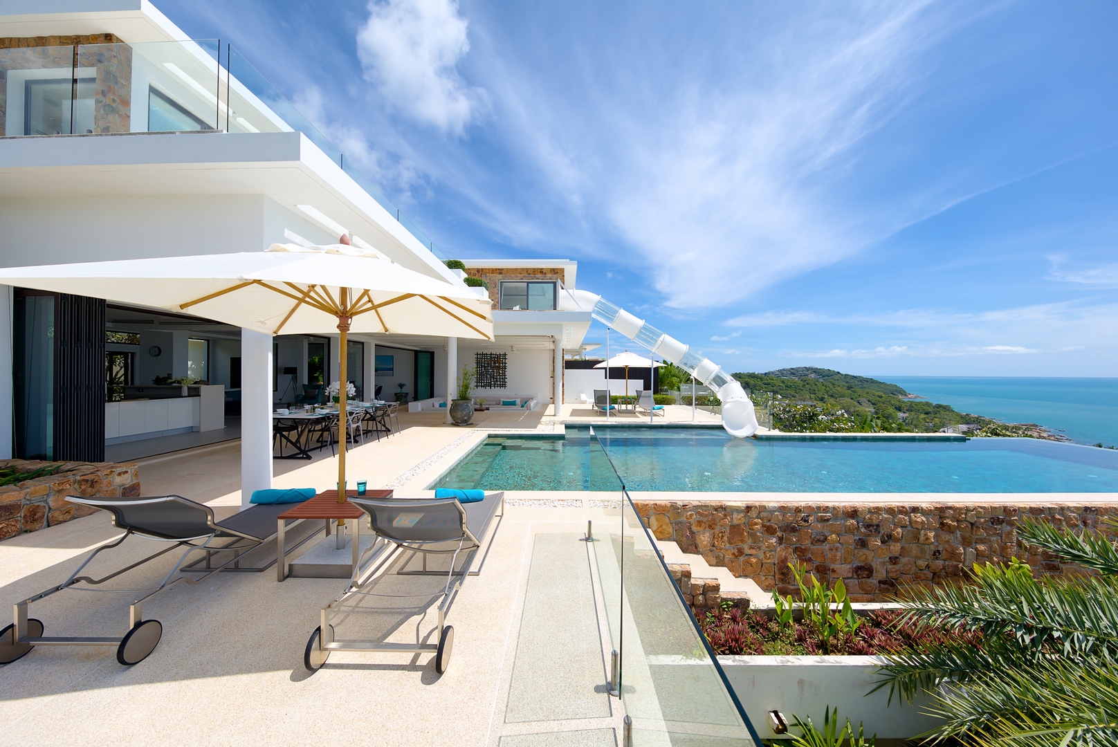 Villa Turquoise – Luxury 4 Bedroom Seaview Villa in North Chaweng for sale