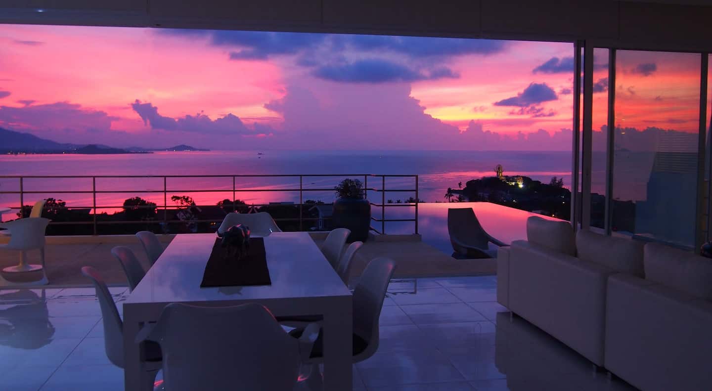 (SOLD) Luxury 4 bedroom Seaview Pool villa in Unique Residence for sale