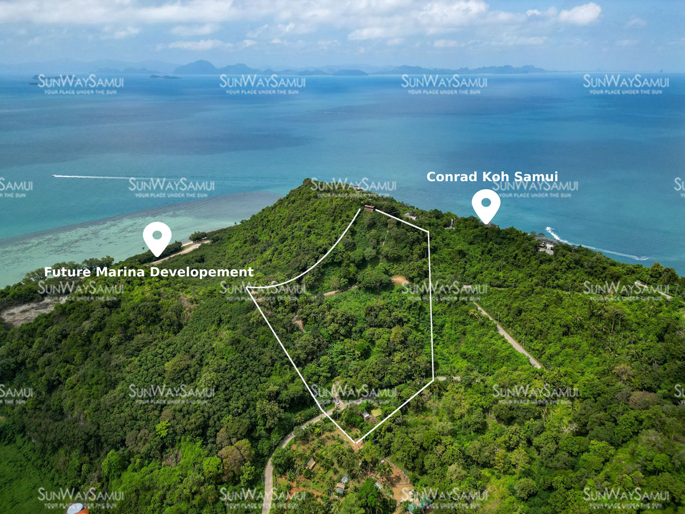 13 Rai Development Land for Sale in Cape Hin Khom, Koh Samui: 13 Rai Development Land for Sale in Cape Hin Khom, Koh Samui