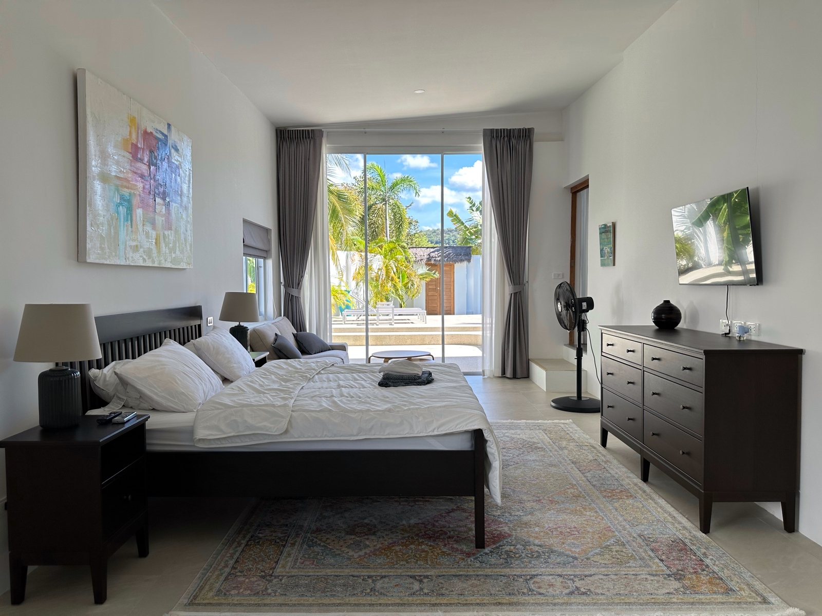 (SOLD) Comfortable 3 Bedroom Garden Pool Villa in Bophut for sale
