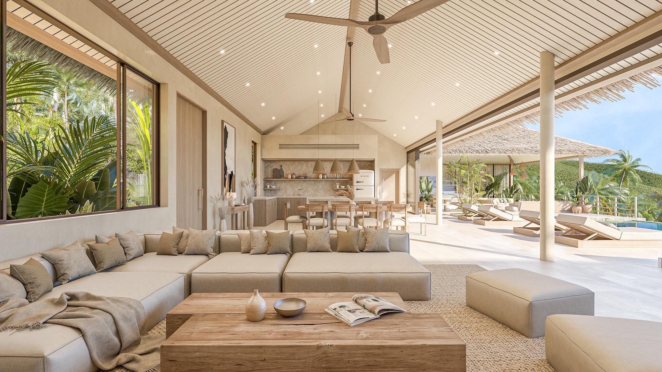 (SOLD) Pacific Sunset – Villa Komodo 5/8 Bedroom Seaview Pool Villa in Bang Makham for sale