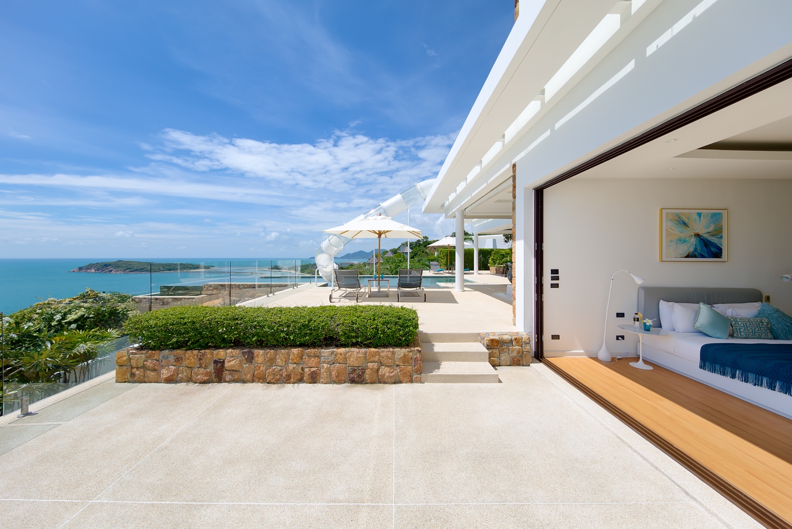 Villa Turquoise – Luxury 4 Bedroom Seaview Villa in North Chaweng for sale