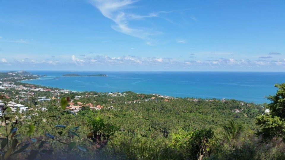 Hill Top Land with Sea Views in Chaweng Noi