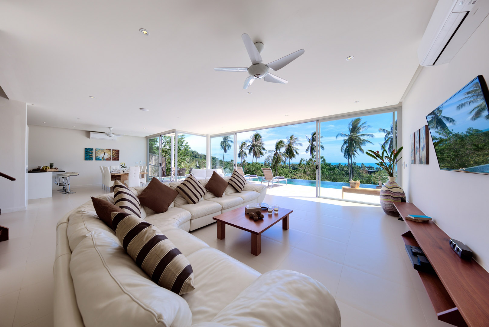 (SOLD) Coral Cay Villas - Panoramic 4 Bedroom Seaview Pool Villa in Bang Por for Sale