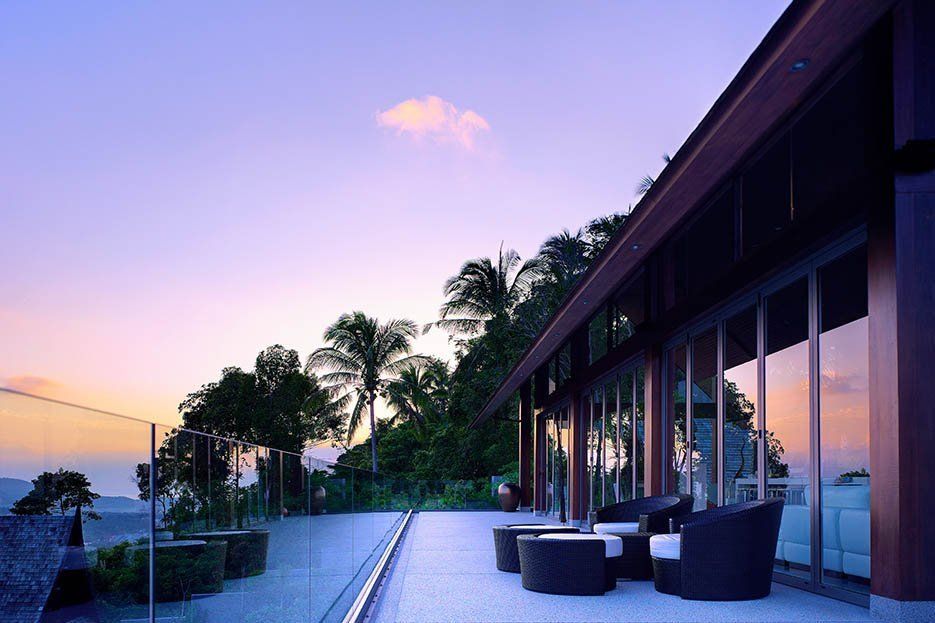 Suralai Villa - Modern Thai 6 Bedroom Seaview Pool Villa in Bophut for sale