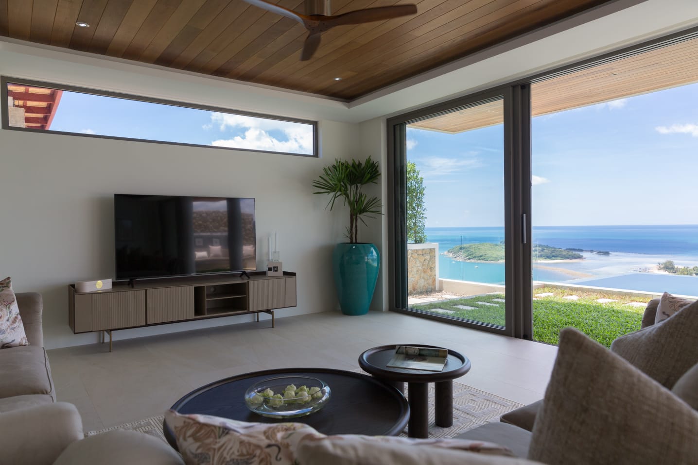 The Landmark - Spectacular 4 Bedroom Seaview Pool Villa in North Chaweng for sale