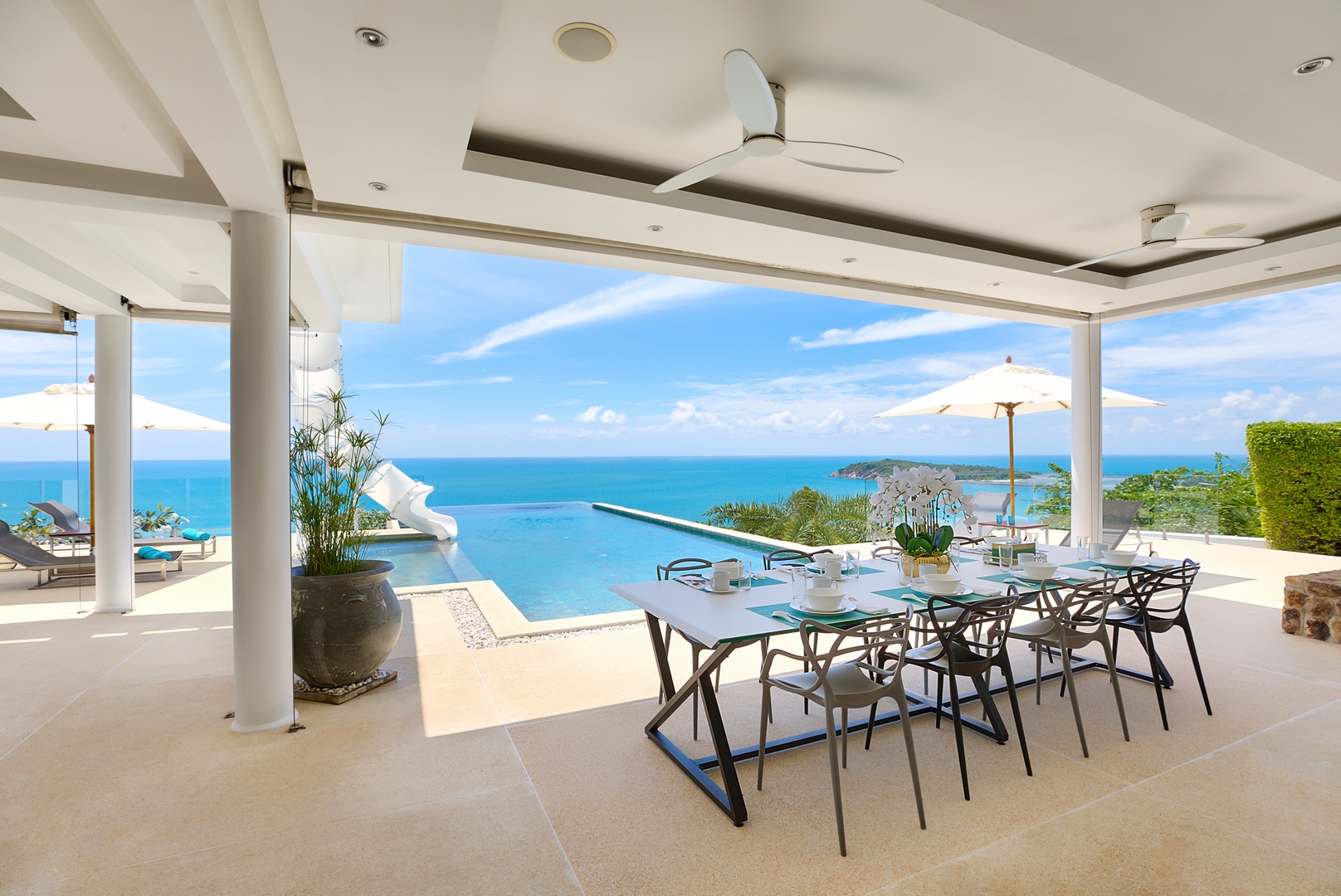 Villa Turquoise – Luxury 4 Bedroom Seaview Villa in North Chaweng for sale