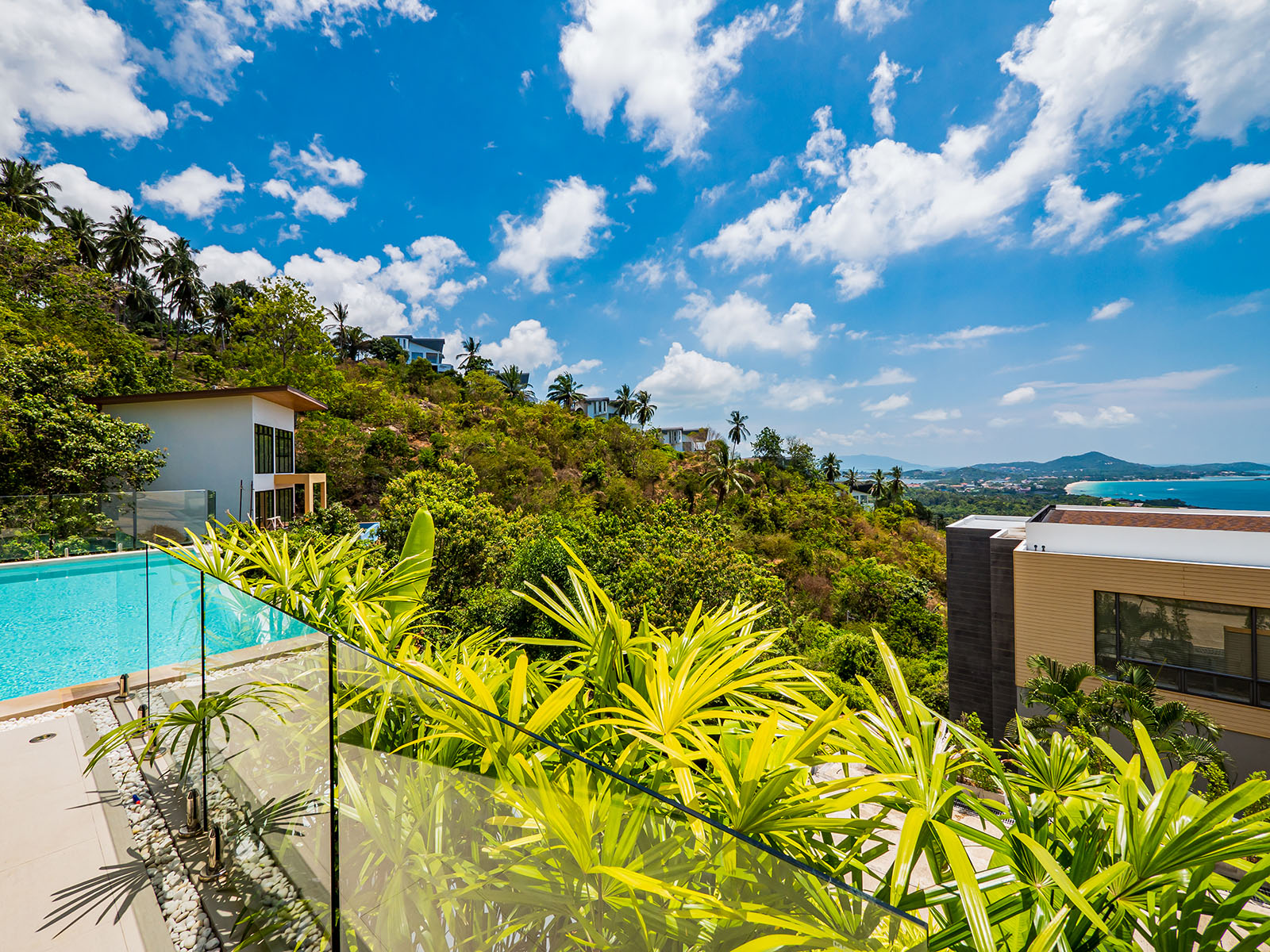 (PRICE REDUCED!) Verano Residence - Contemporary 3+1 Bedroom Seaview Pool Villa in Chaweng Noi for Sale