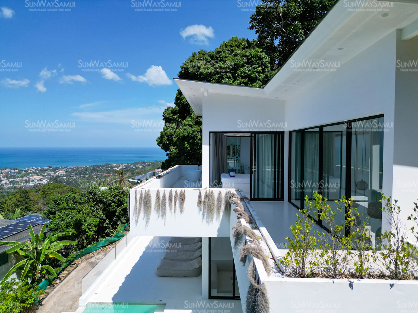 (PRICE REDUCED!) Villa Cocohill - Minimalist 3 Bedroom Seaview Pool Villa in Chaweng for sale