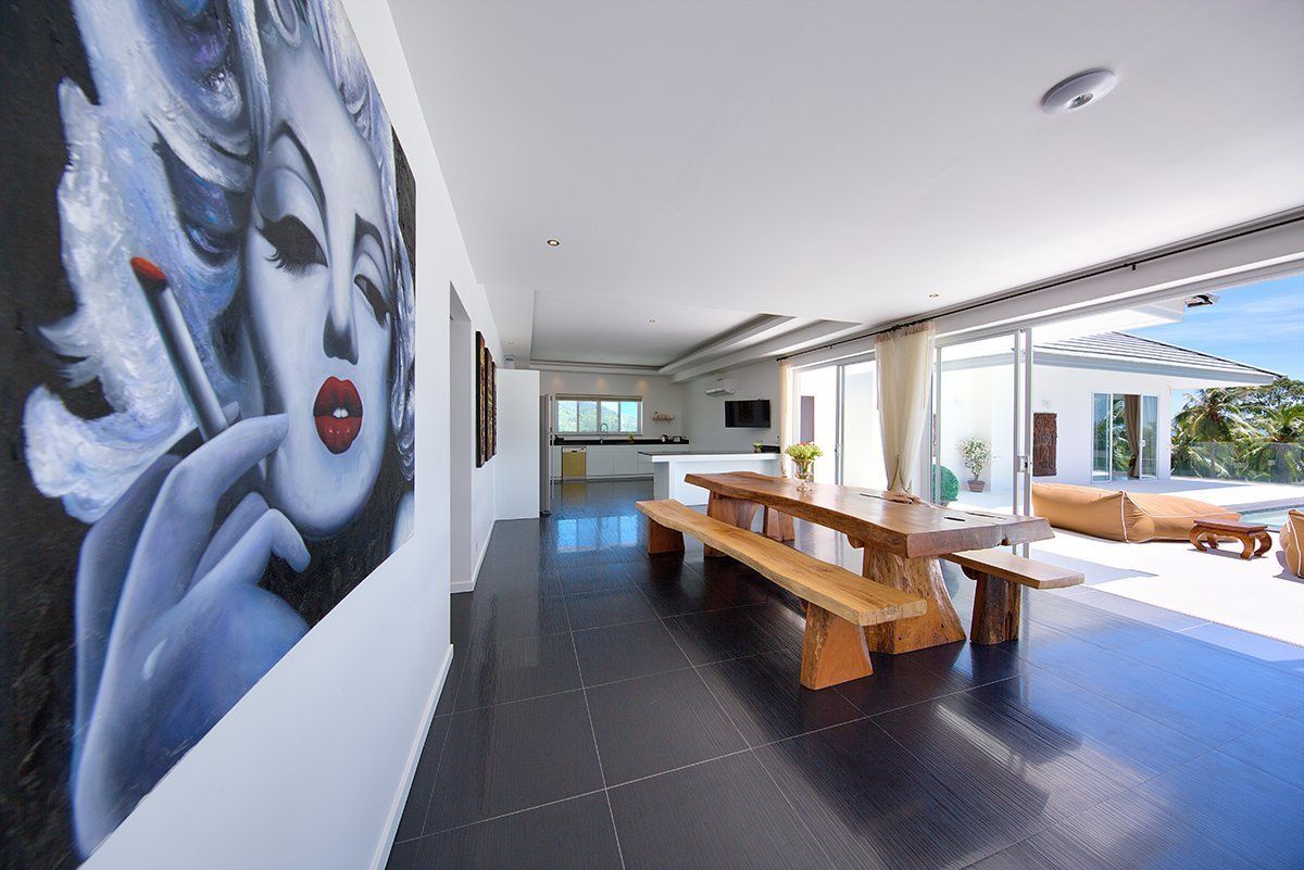 (SOLD) Villa White Lotus - Luxury 7 bedroom Seaview Villa in Maenam for sale