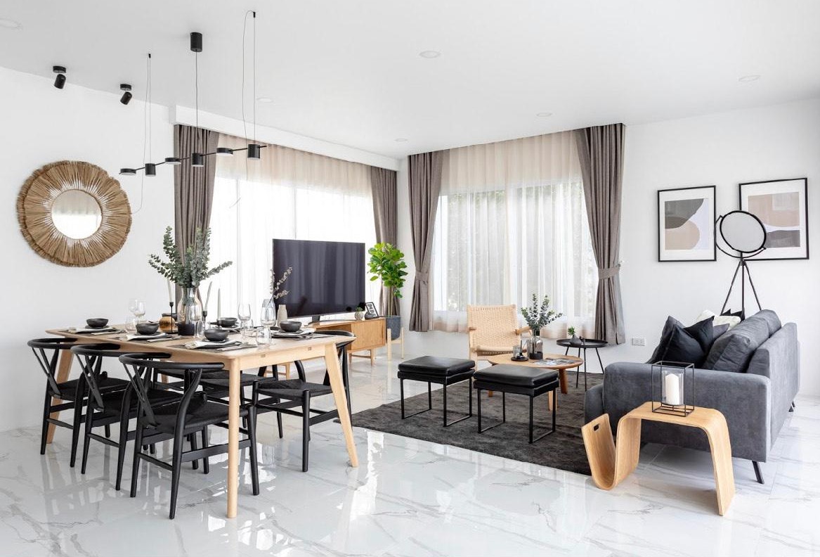 (SOLD) Nordic 3 Bedroom Garden Pool Villa in Bangrak for sale