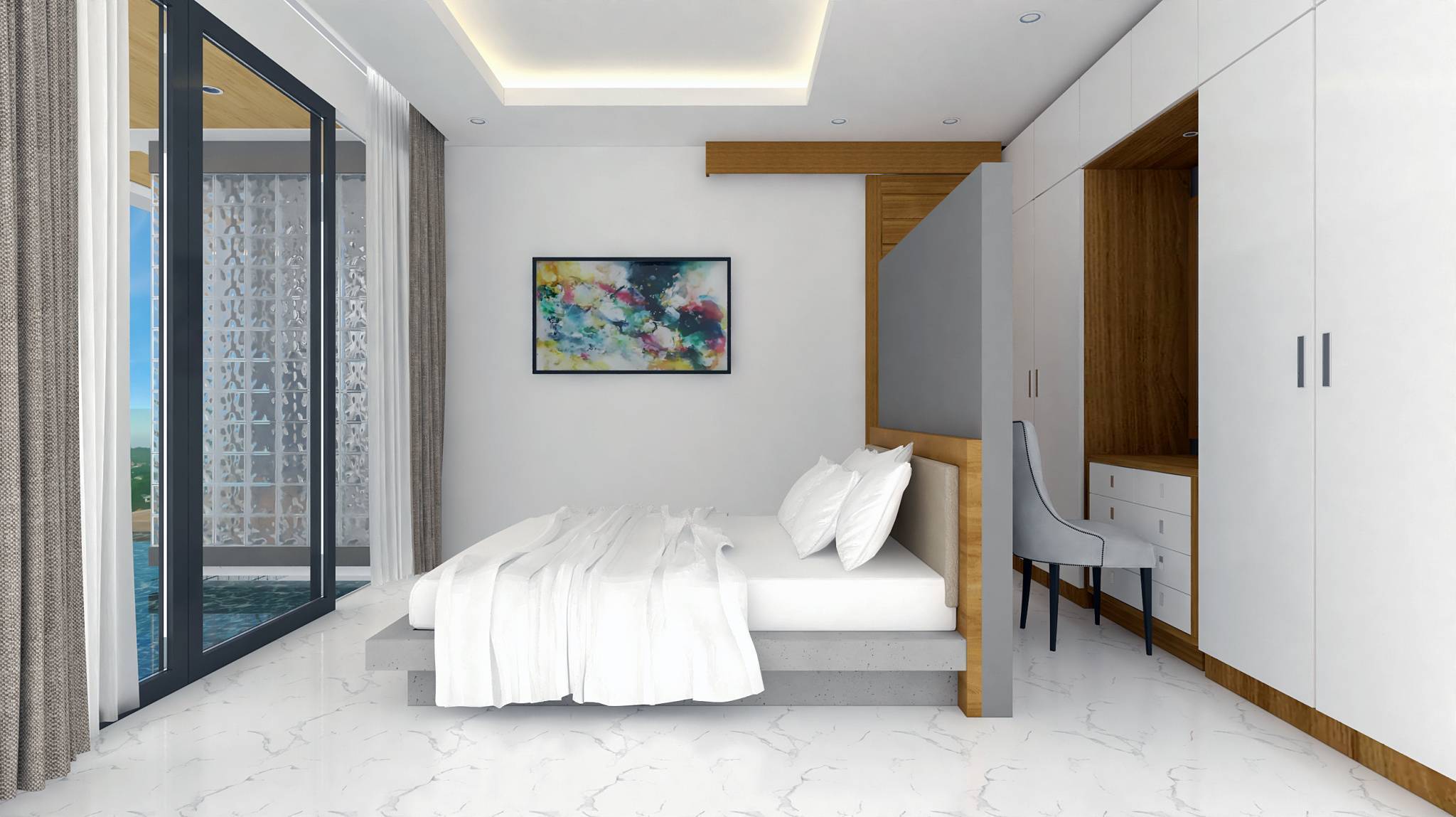 (SOLD) 1-2 Bedroom Sea View Apartments with plunge pool for sale, Lamai