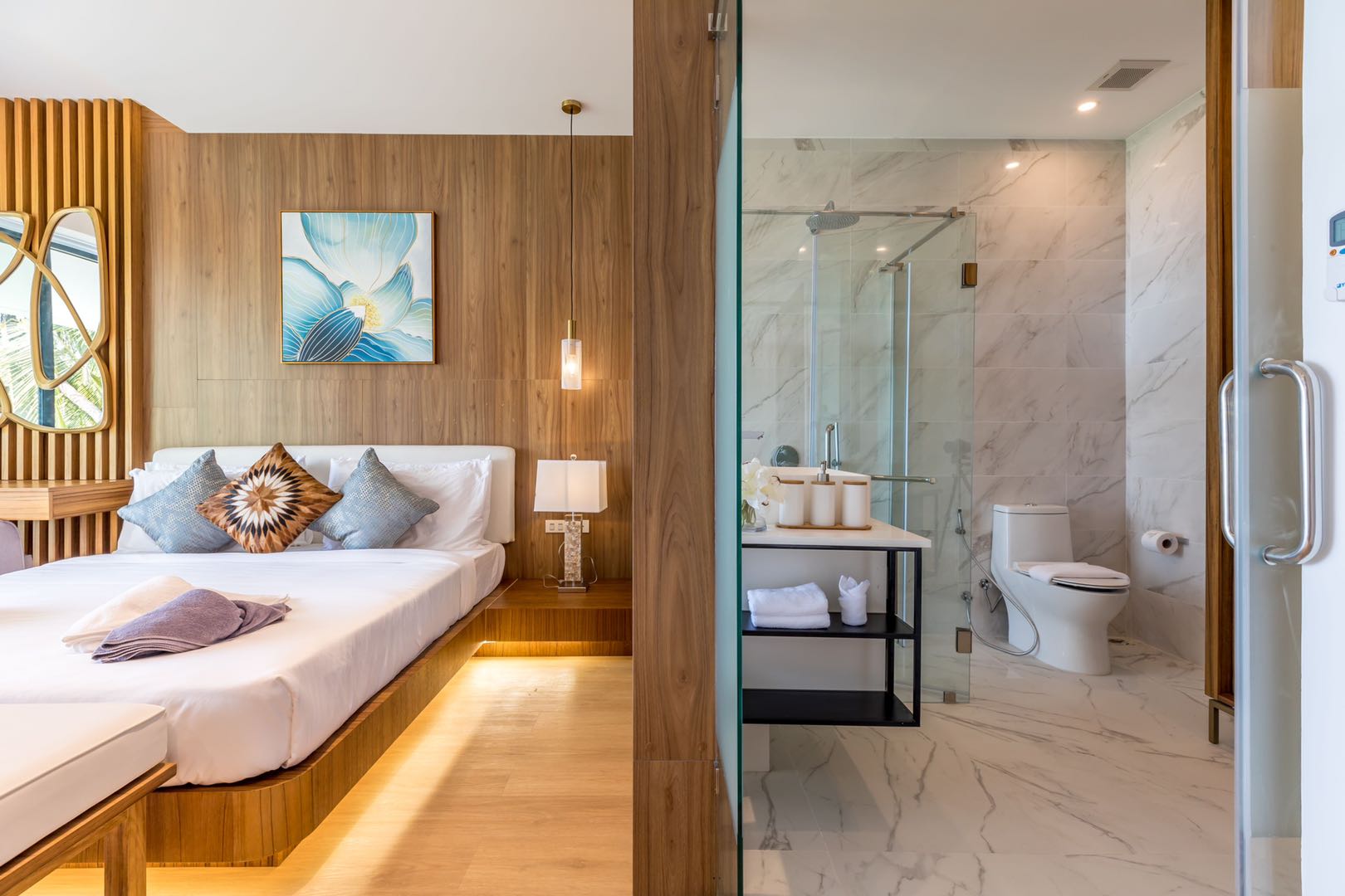 The Wave 2 - Modern 3 Bedroom Semi-Detached Seaview Pool Villa in Chaweng Noi for sale