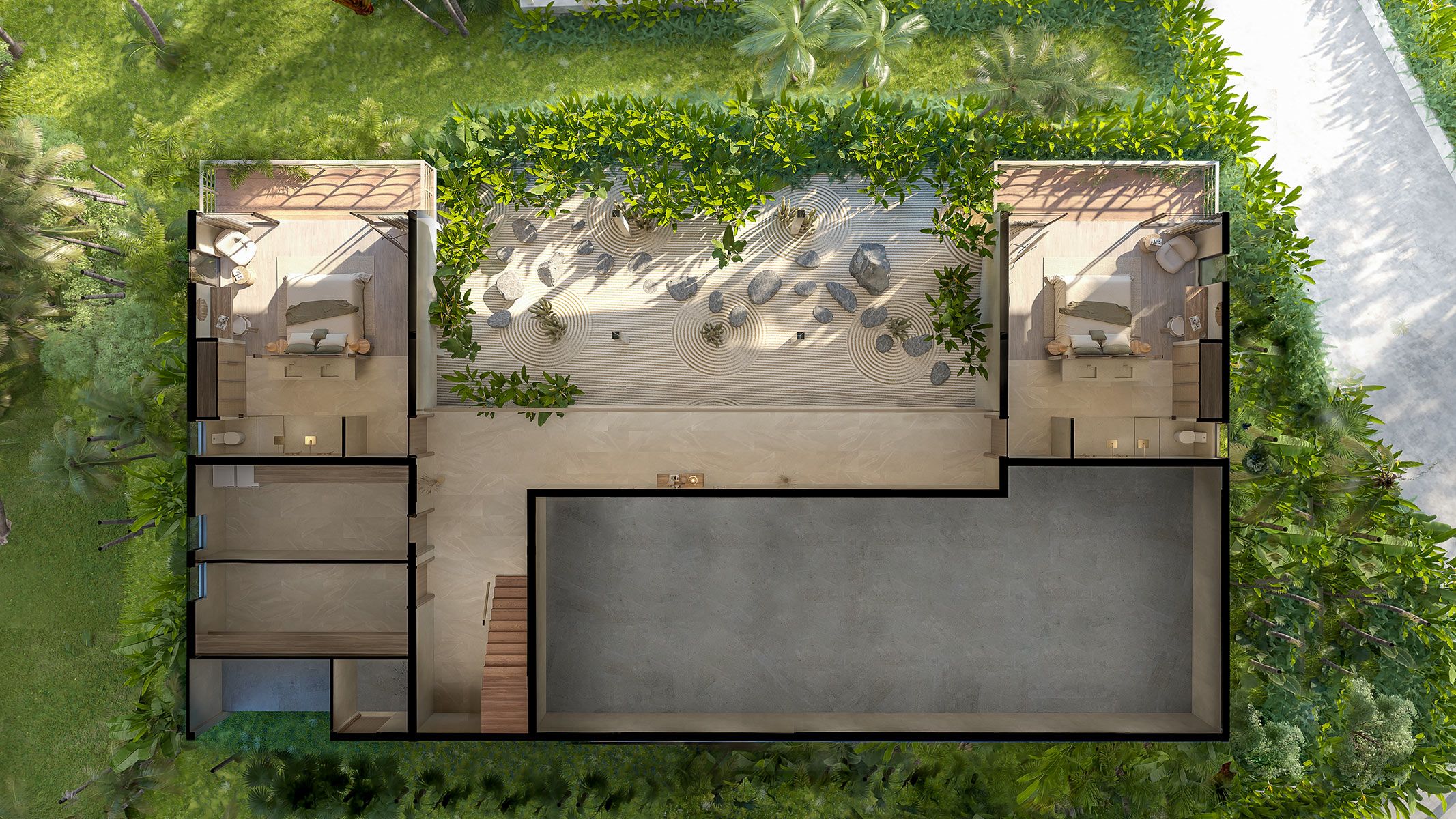 (SOLD) Pacific Sunset – Villa Komodo 5/8 Bedroom Seaview Pool Villa in Bang Makham for sale