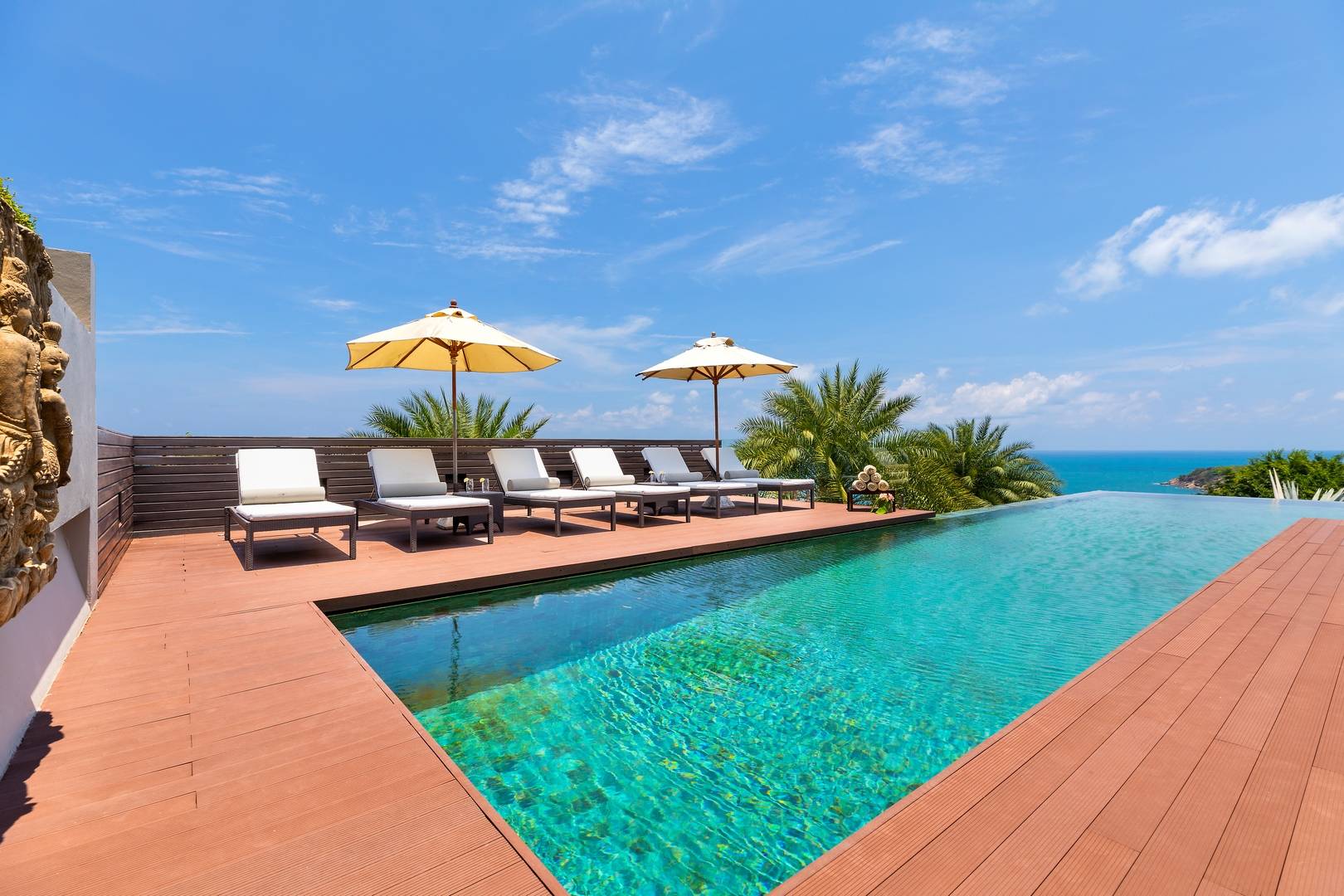 Napa Villa - Contemporary 4 Bedroom Seaview Pool Villa in North Chaweng for sale