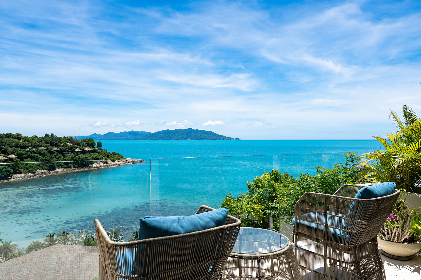 Nautical 4+1 Bedroom Seaview Semi-Detached Pool Villa in Plai Laem for sale