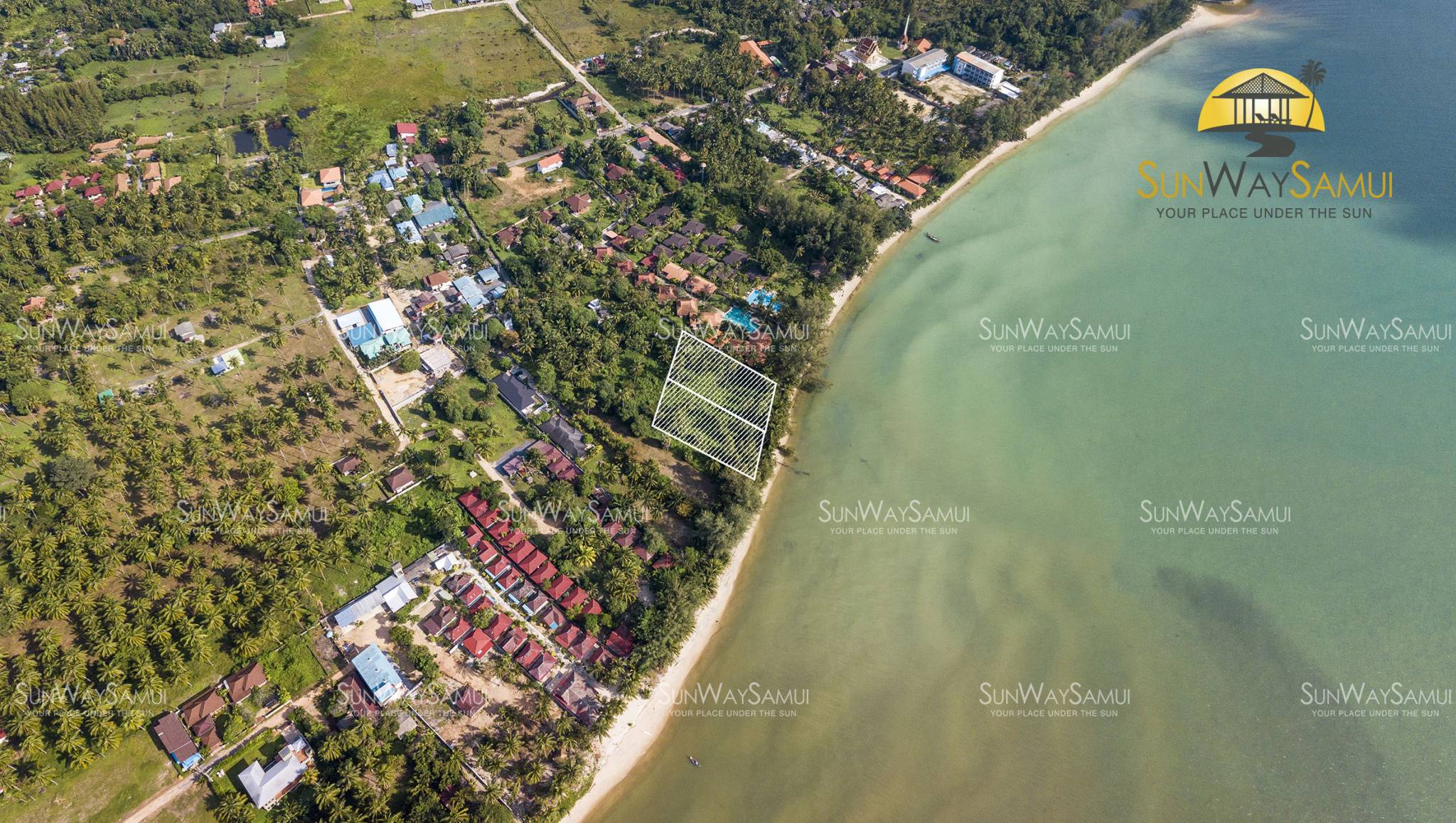 (SOLD) 4 Rai beachfront at Lipa Noi