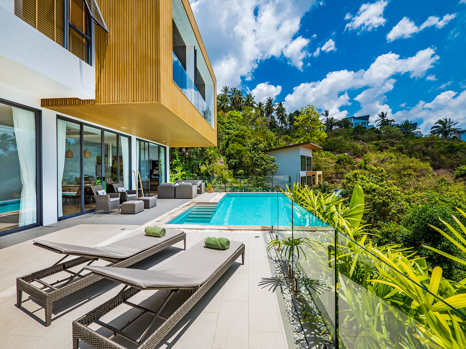 (PRICE REDUCED!) Verano Residence - Contemporary 3+1 Bedroom Seaview Pool Villa in Chaweng Noi for Sale