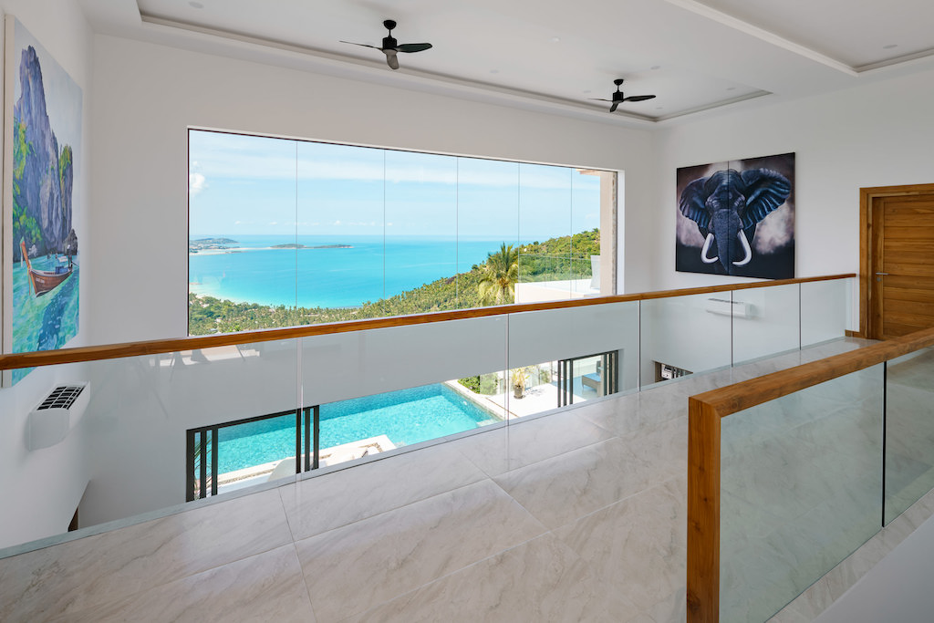 Majestic 4 Bedroom Seaview Pool Villa in Chaweng Noi for Sale