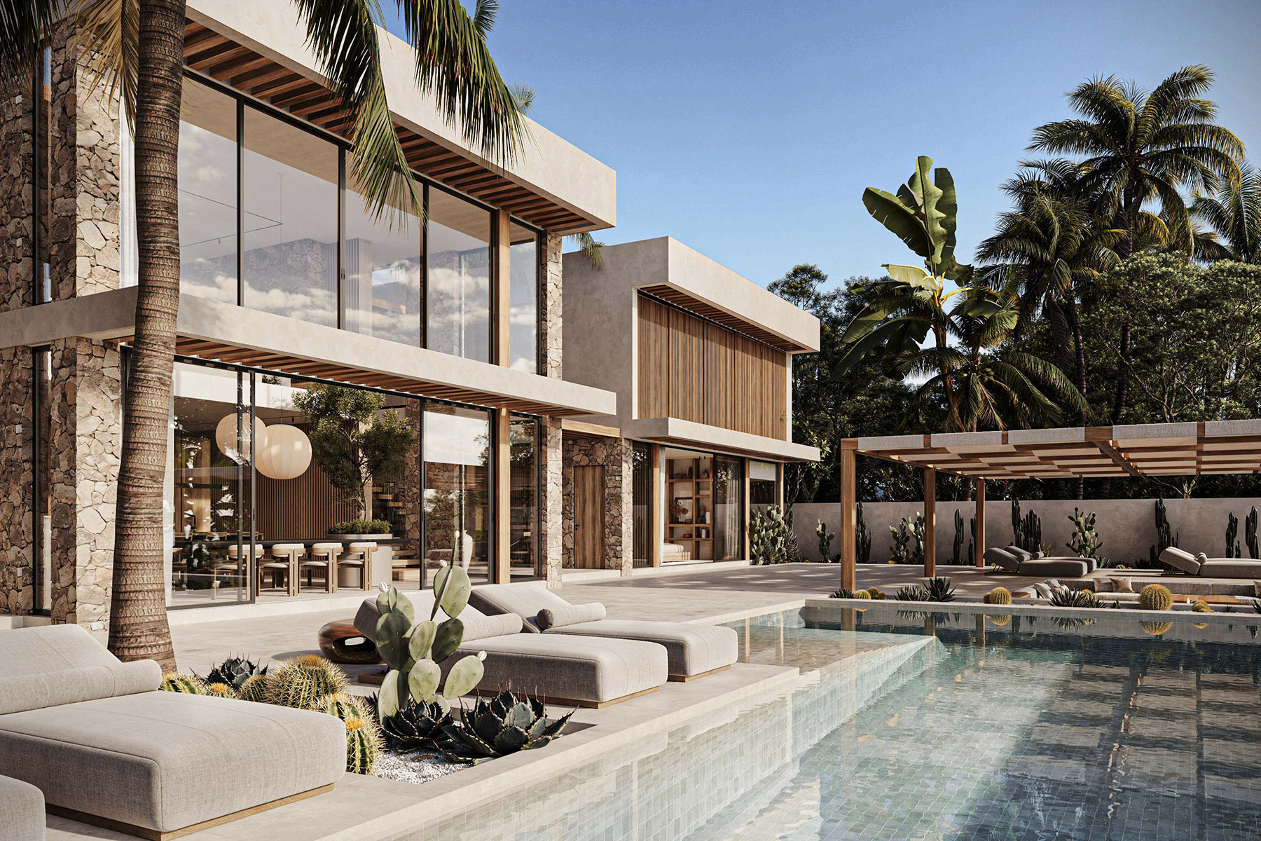 Jaya Villa – Luxurious Mediterranean 4 Bedroom Seaview Pool Villa in Chaweng 