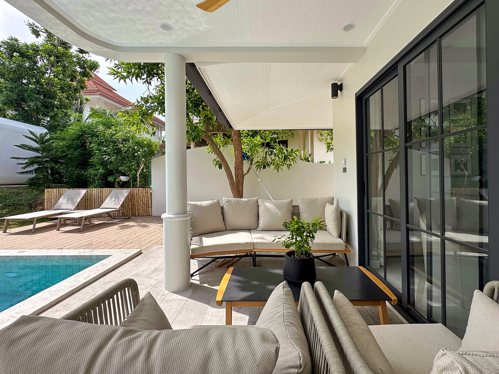 (SOLD) New Built Beachside 3 Bedroom Garden Pool Villa in Thongson Bay Villas for Sale