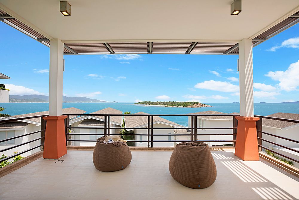 Six Hills 4 Bedroom Villa with Panoramic View of the Gulf of Thailand: Six Hills villa for rent general view