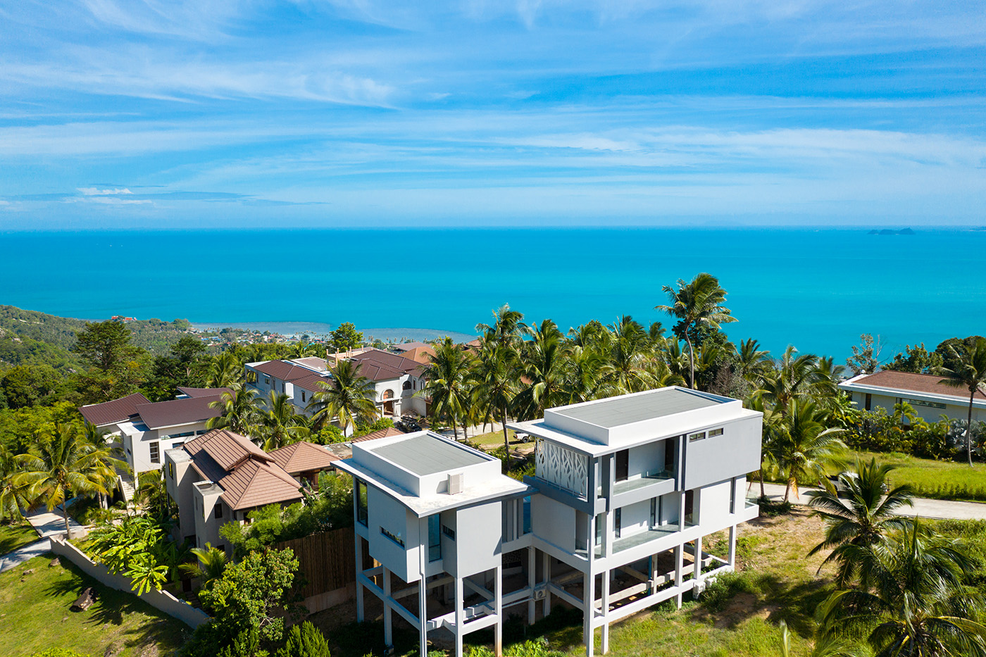 Spanking-New 4 Bedroom Seaview Pool Villa in Bang Por for sale