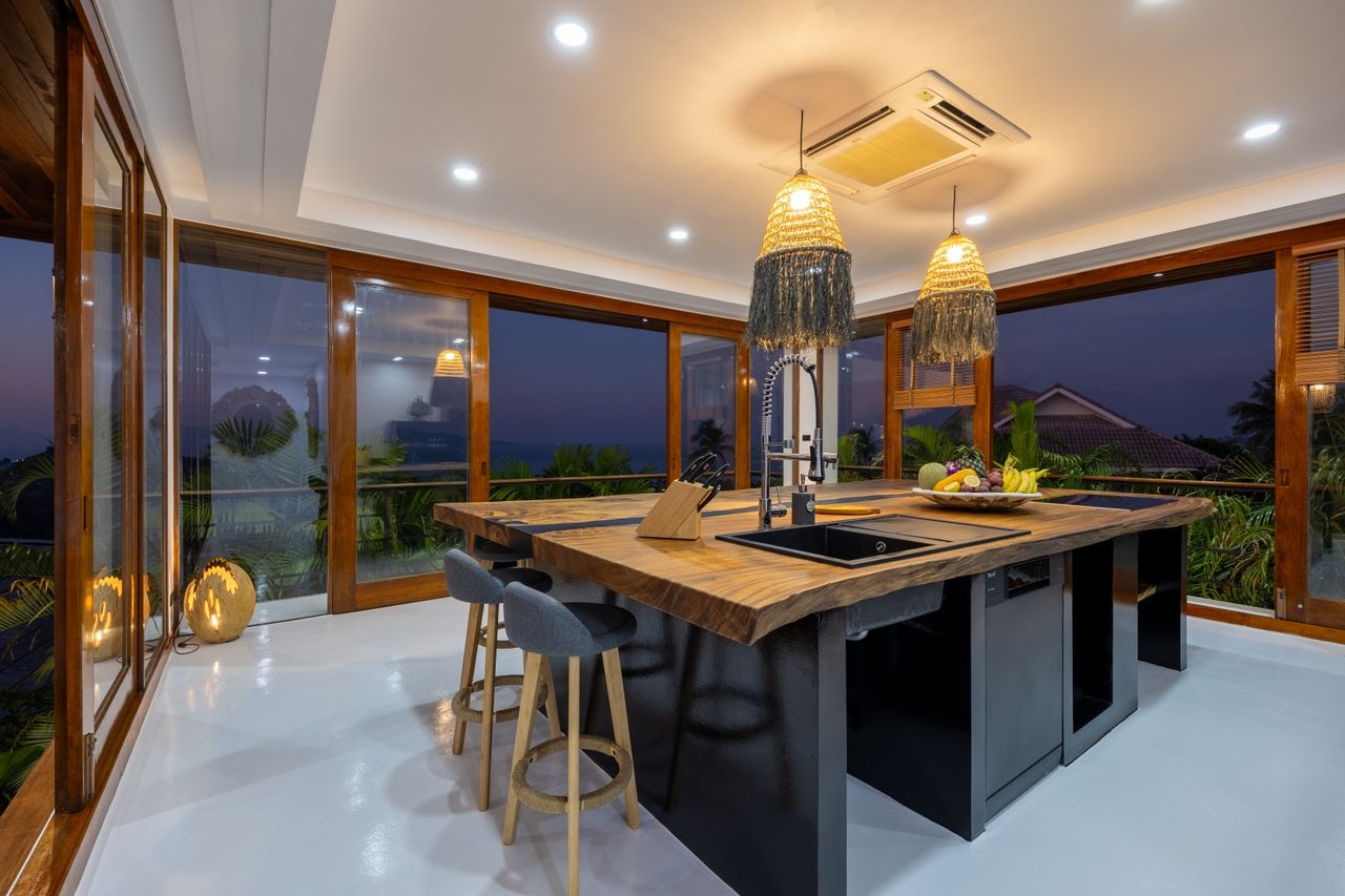 Authentik Villa – Balinese 5 Bedroom Seaview Pool Villa in Bophut: Authentik Villa – Balinese 5 Bedroom Seaview Pool Villa in Bophut