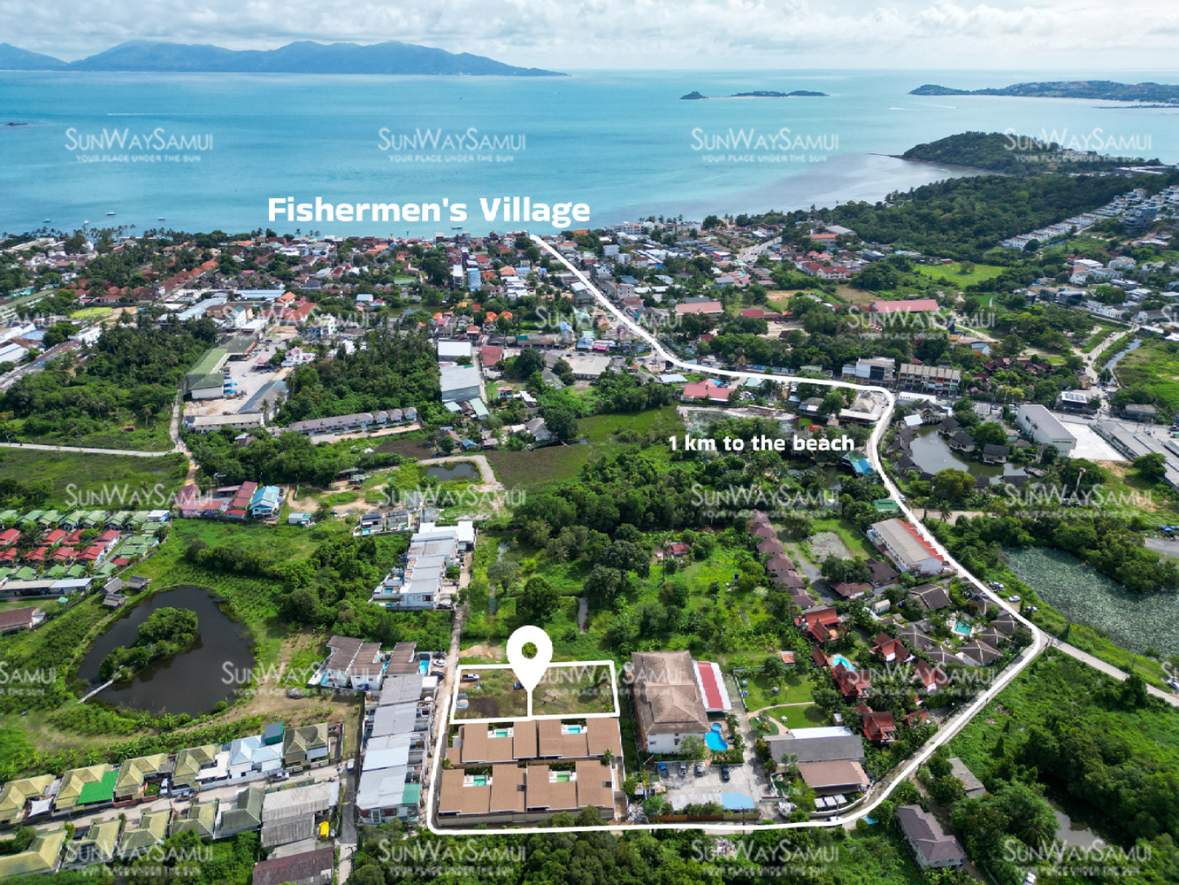 Sunny Retreat – 3 Bedroom Garden Pool Villas Near Fisherman’s Village for sale