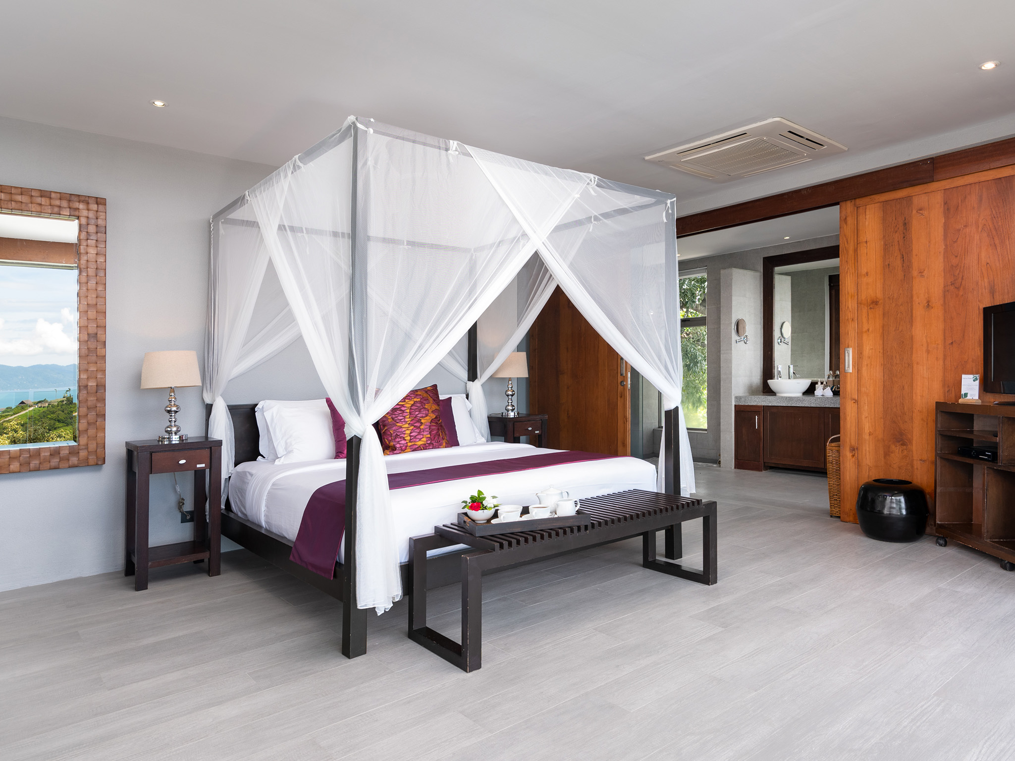 Villa Suralai - Modern Thai 6 Bedroom Seaview Pool Villa in Bophut for sale: Villa Suralai - Modern Thai 6 Bedroom Seaview Pool Villa in Bophut for sale