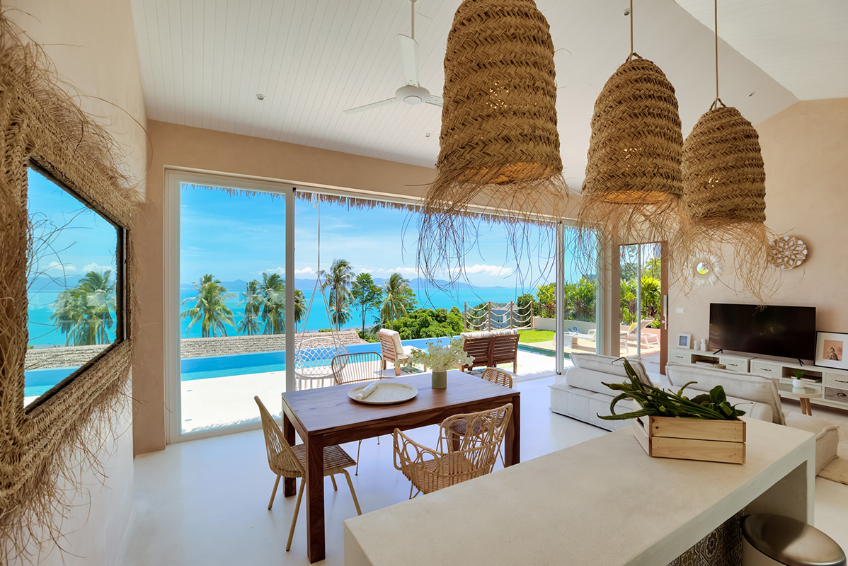 (SOLD) Pacific Palisade - Contemporary Tropical 2 Bedroom Seaview Pool Villas in Bang Por 