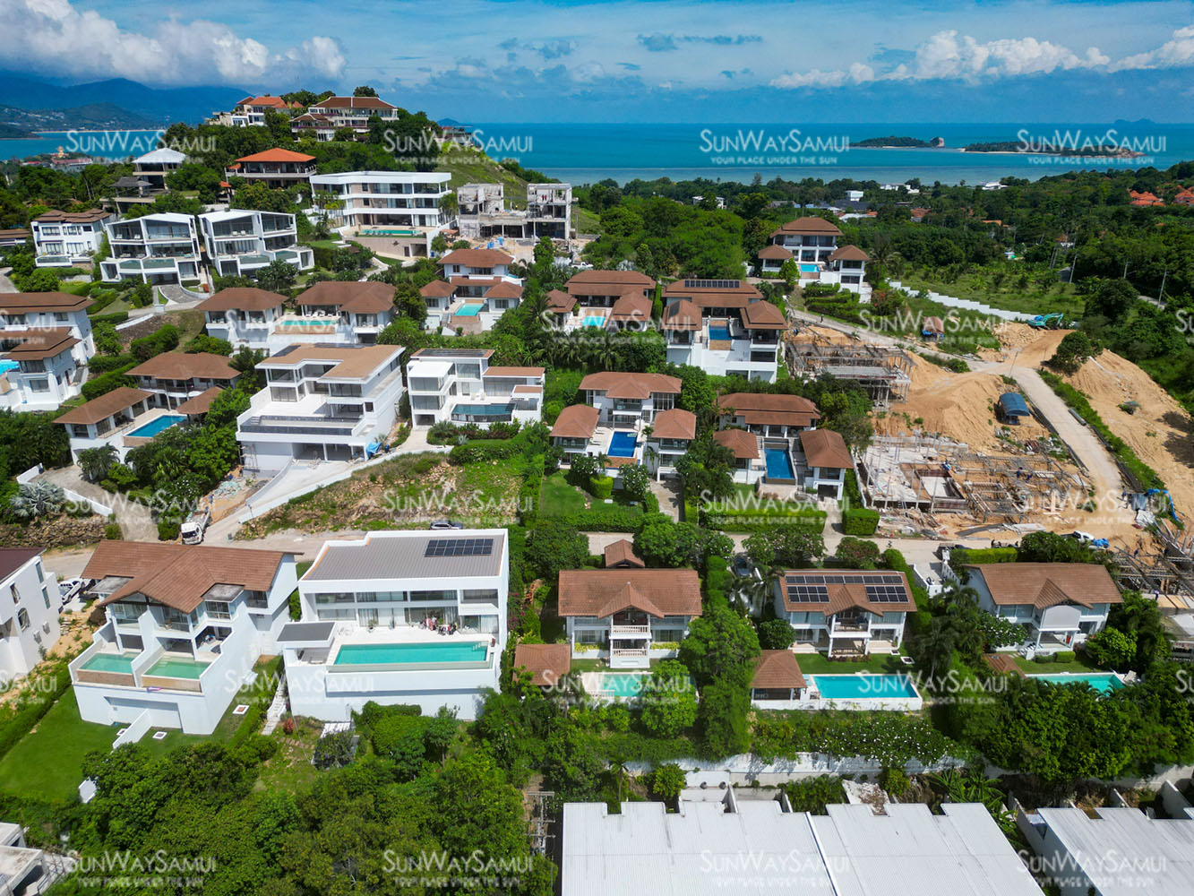 Villa Horizon 37 - Serene 3 Bedroom Seaview Pool Villa in Choengmon for sale: Villa Horizon 37 - Serene 3 Bedroom Seaview Pool Villa in Choengmon for sale
