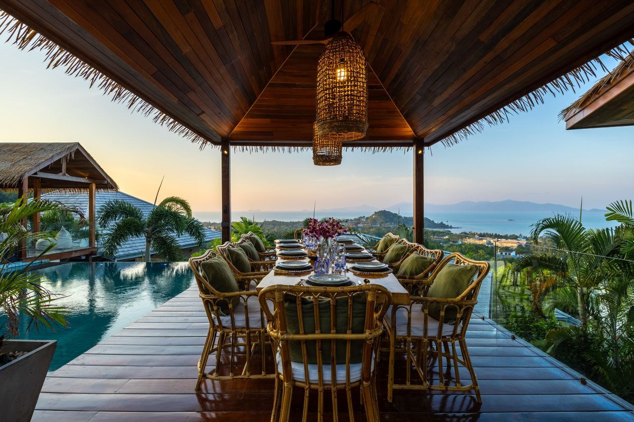 Authentik Villa – Balinese 5 Bedroom Seaview Pool Villa in Bophut: Authentik Villa – Balinese 5 Bedroom Seaview Pool Villa in Bophut