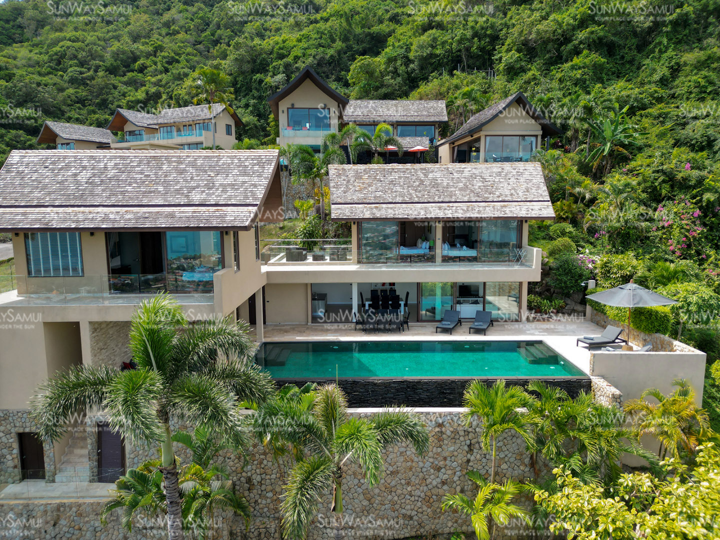 Rockwater Villa Enam – Timeless 4+1 Bedroom Seaview Pool Villa in Chaweng Noi: Rockwater Villa Enam – Timeless 4+1 Bedroom Seaview Pool Villa in Chaweng Noi