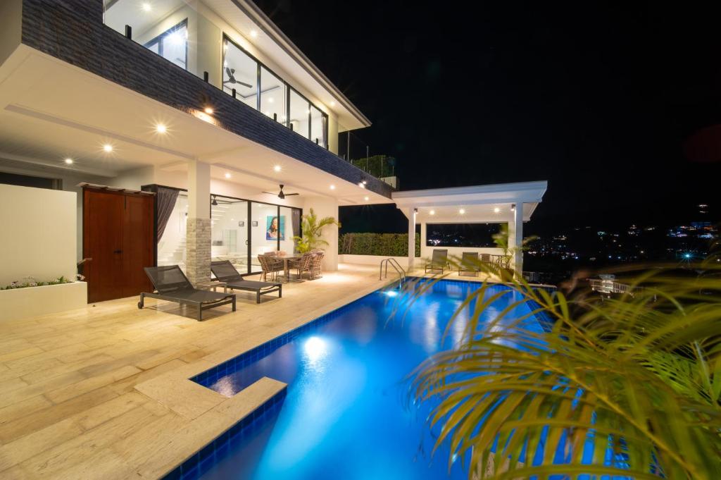 (SOLD) Villa Maria – 4 Bedroom Seaview Pool Villa in Fisherman’s Village Bophut for sale: Villa Maria – 4 Bedroom Seaview Pool Villa in Fisherman’s Village Bophut for sale