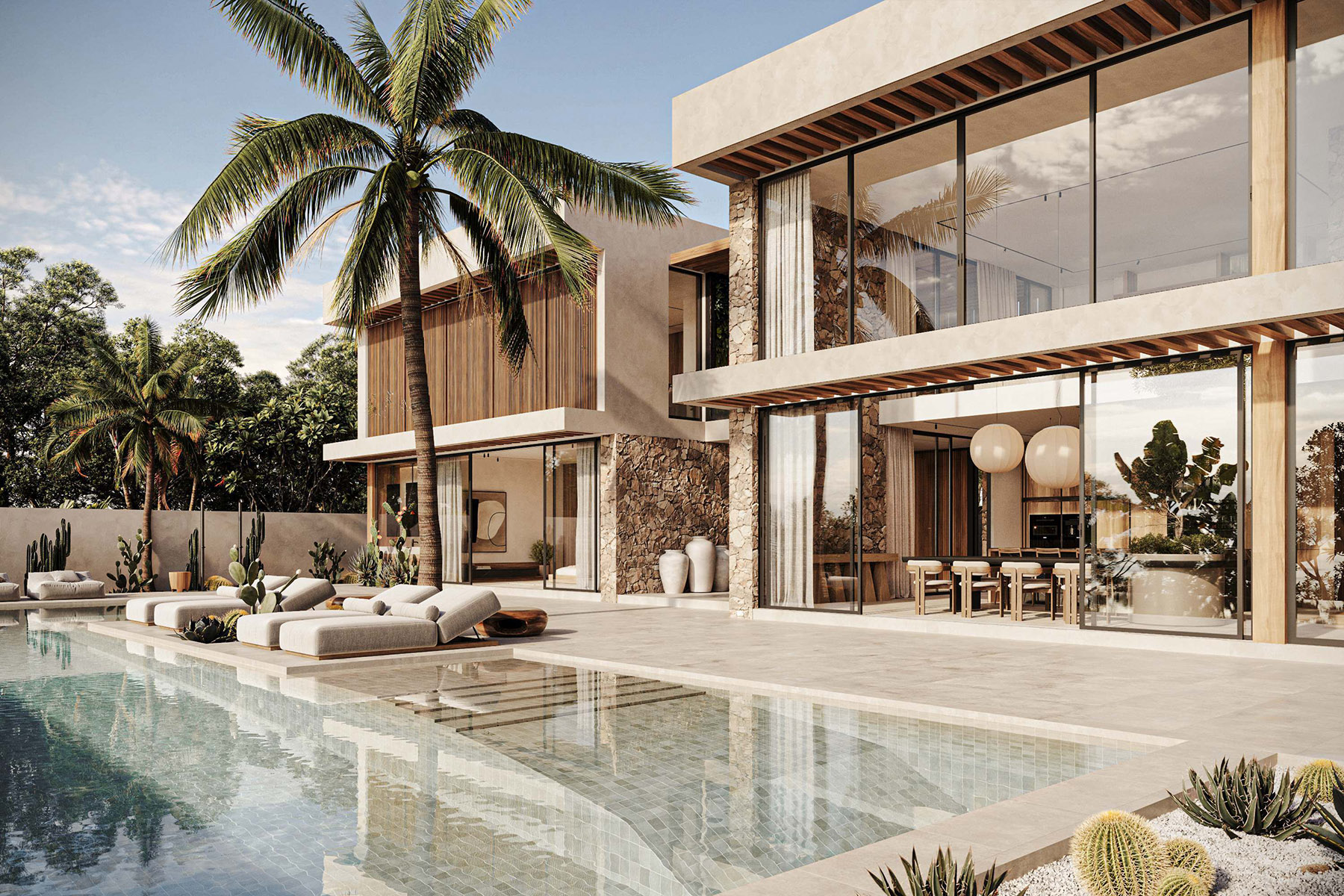 Jaya Villa – Luxurious Mediterranean 4 Bedroom Seaview Pool Villa in Chaweng 