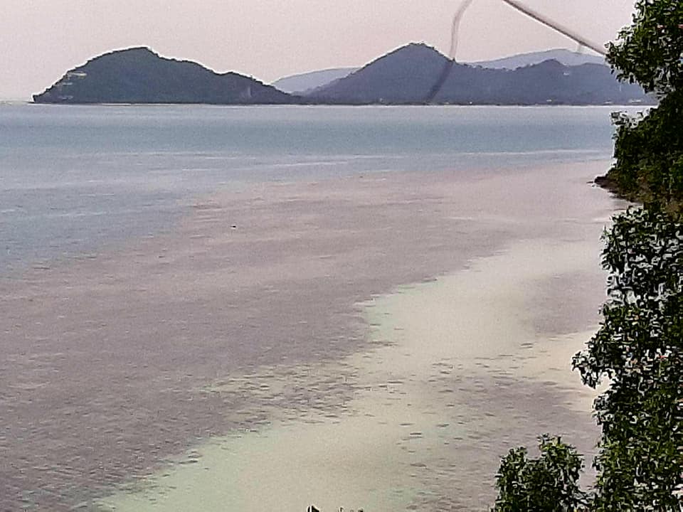 15 Rai beach front land with 300 meters beach front in Koh Tean