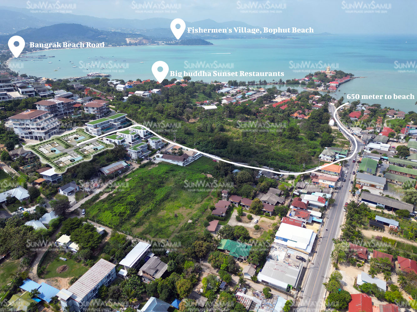 The Bay Pool Villas – 3 Bedroom Seaview Pool Villa in Big Buddha for sale