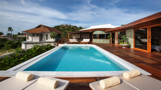 Prestigious 4 Bedroom Seaview Pool Villa in Choeng Mon for Sale: Prestigious 4 Bedroom Seaview Pool Villa in Choeng Mon for Sale