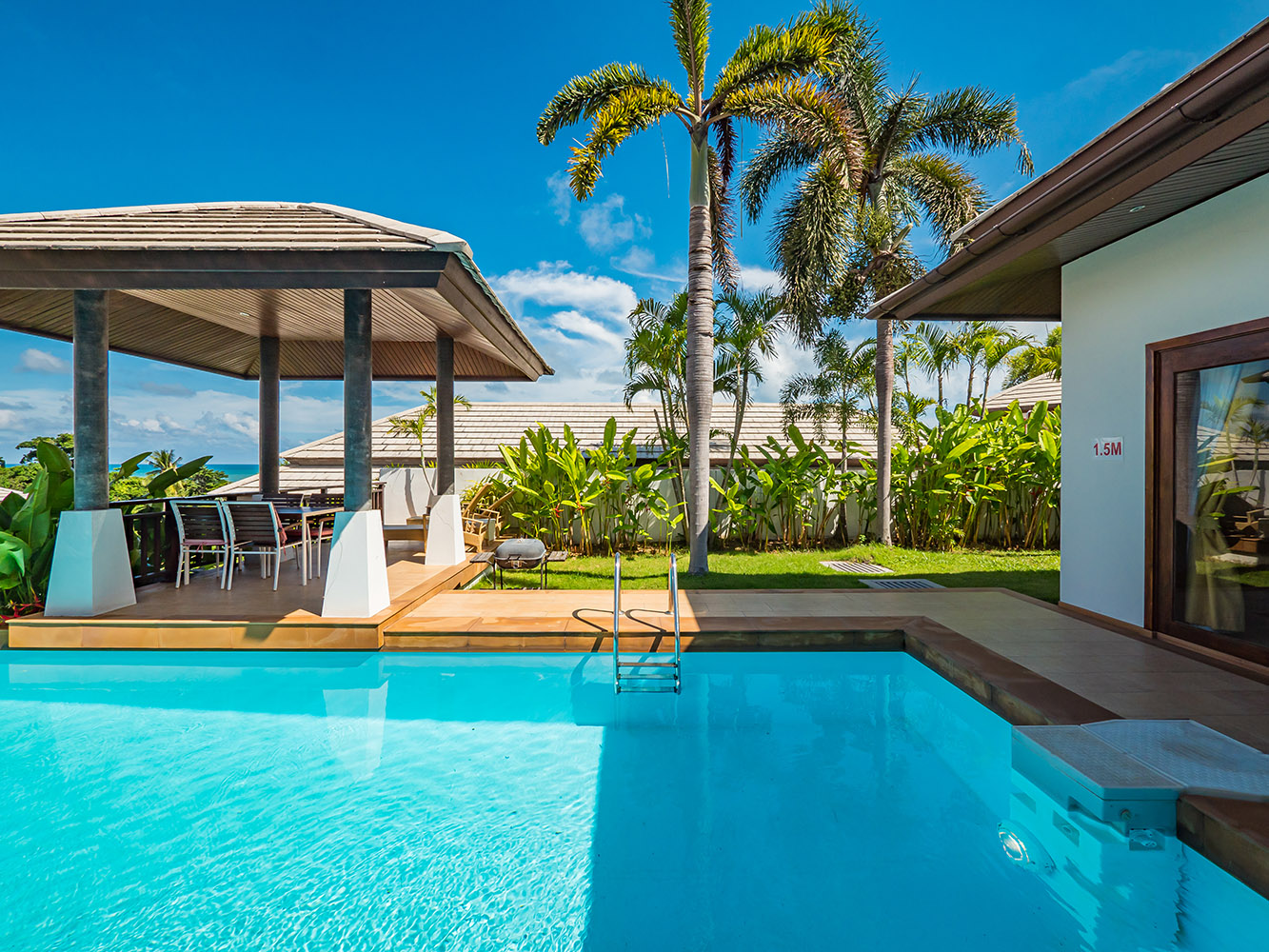 Villa Horizon 20 - Tropical 2 Bedroom Partial Seaview Pool Villa in Choengmon for sale