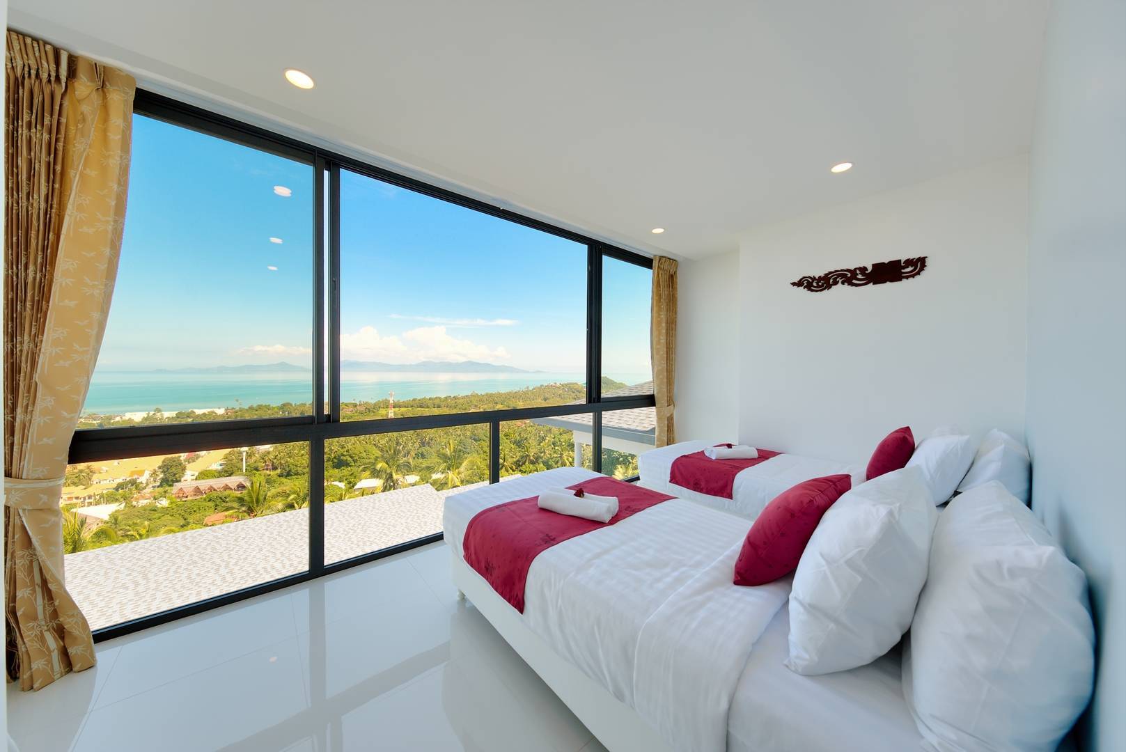 Alluring 4 Bedroom Seaview Pool Villa in Maenam for sale: 2 4 Bedrooms Luxurious Villas Located In Maenam With Panoramic Ocean View for sale @sunwaysamui