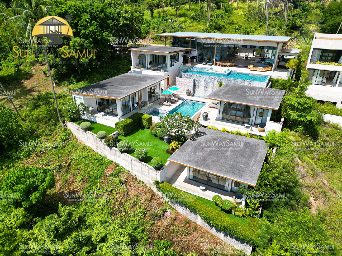Villa Asi – Astonishing 6 Bedroom Seaview Pool Villa in Chaweng for sale