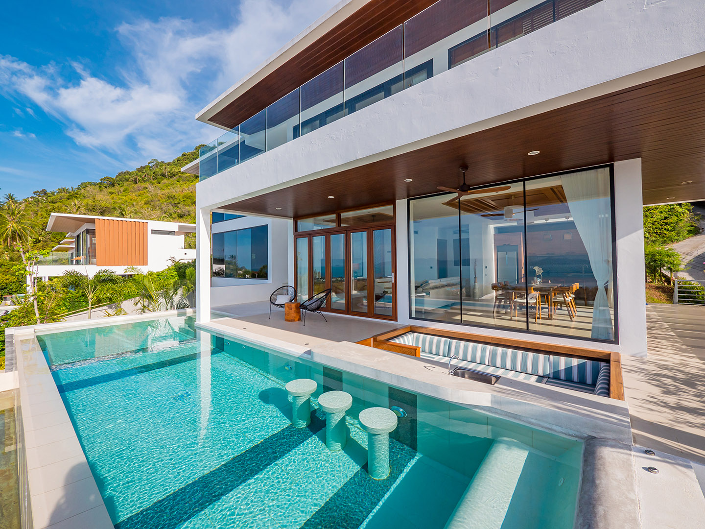 (PRICE REDUCED!) Darika Residence B5 - Dazzling 4 Bedroom Seaview Pool Villa in Bang Por for sale