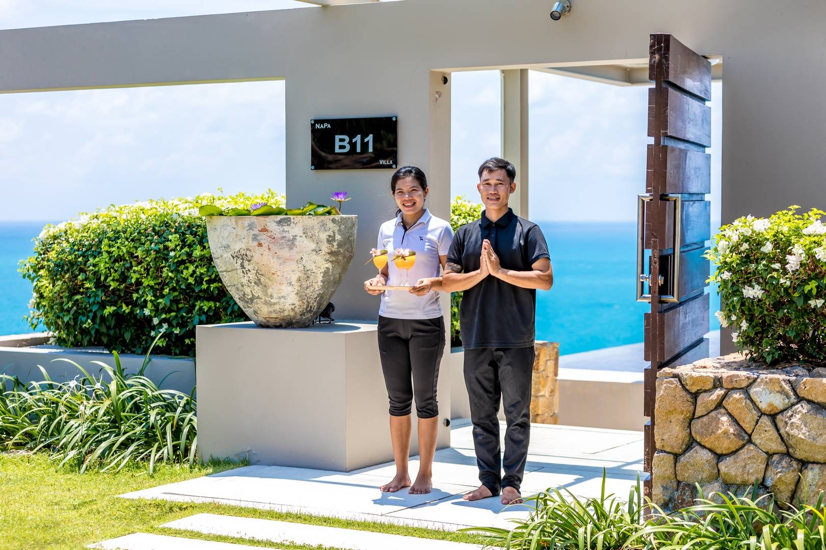 Napa Villa - Contemporary 4 Bedroom Seaview Pool Villa in North Chaweng for sale