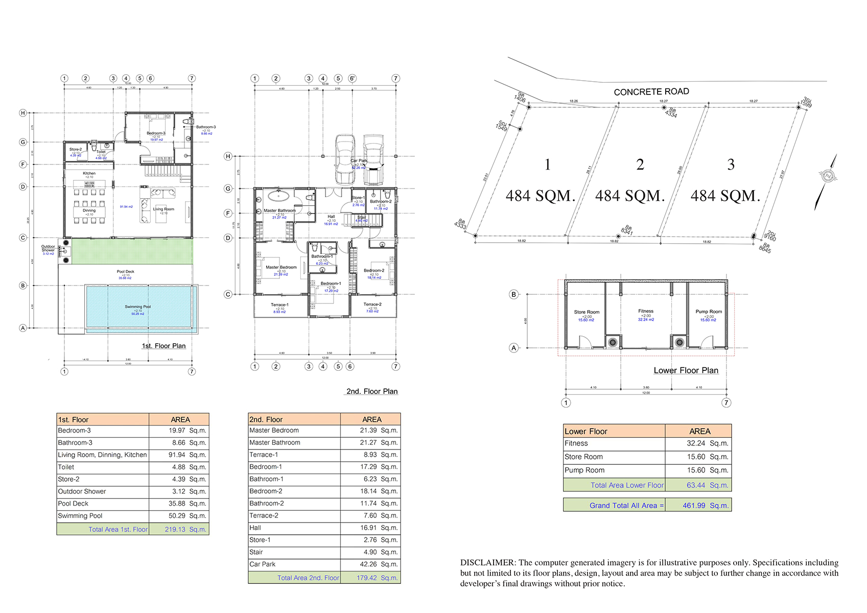 The Landmark - Spectacular 4 Bedroom Seaview Pool Villa in North Chaweng for sale