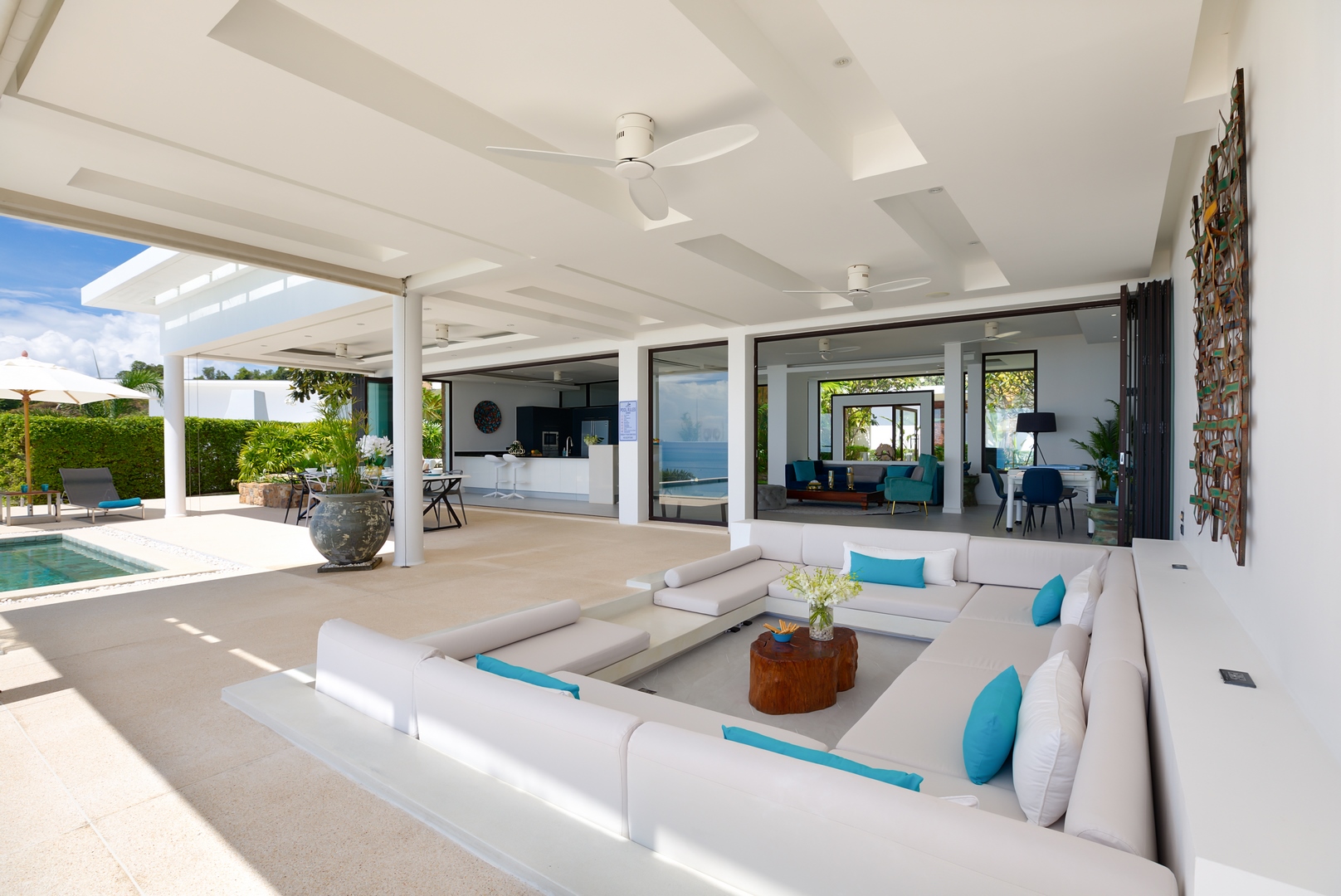 Villa Turquoise – Luxury 4 Bedroom Seaview Villa in North Chaweng for sale