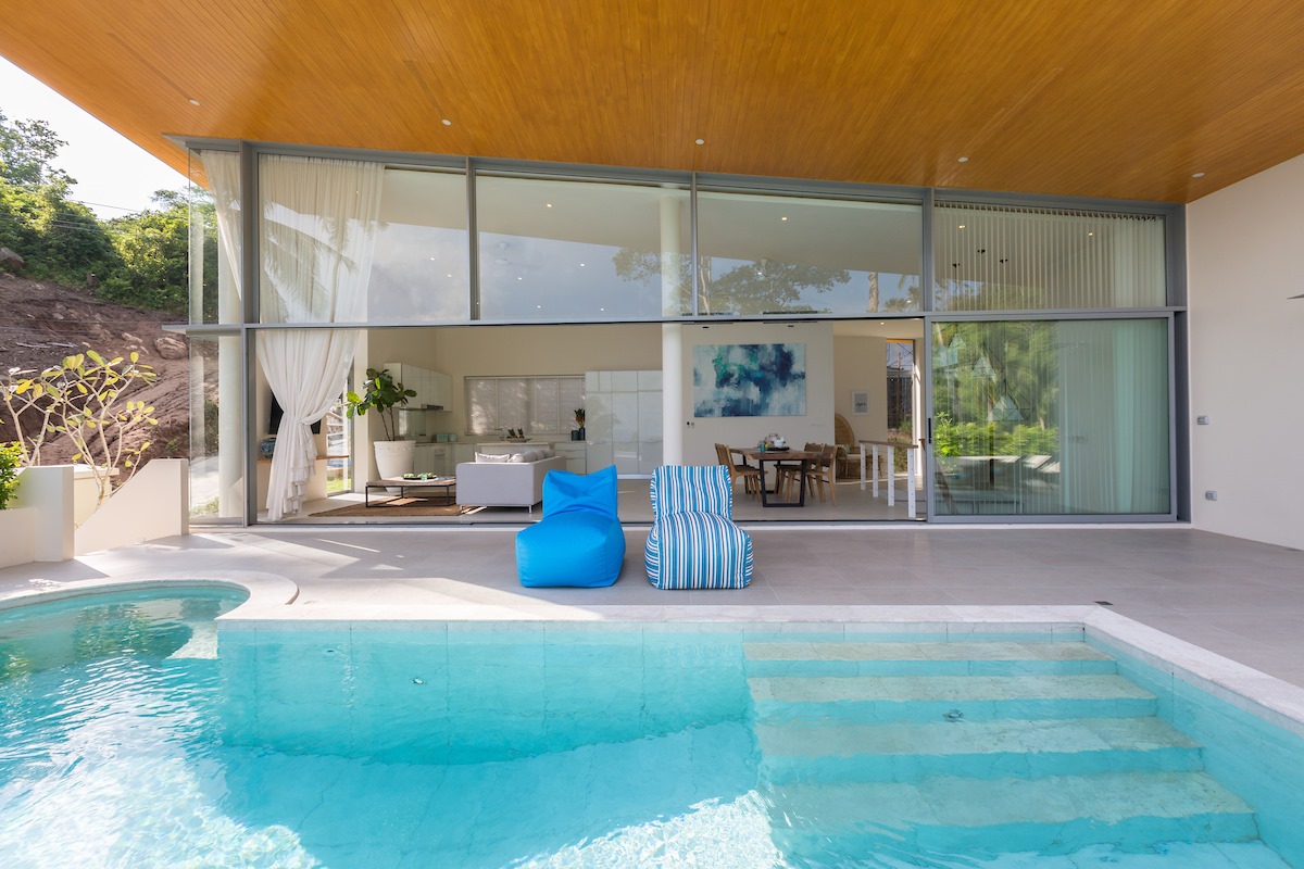 Oasis Samui – Modern 3 Bedroom Seaview Pool Villa in Lamai for sale
