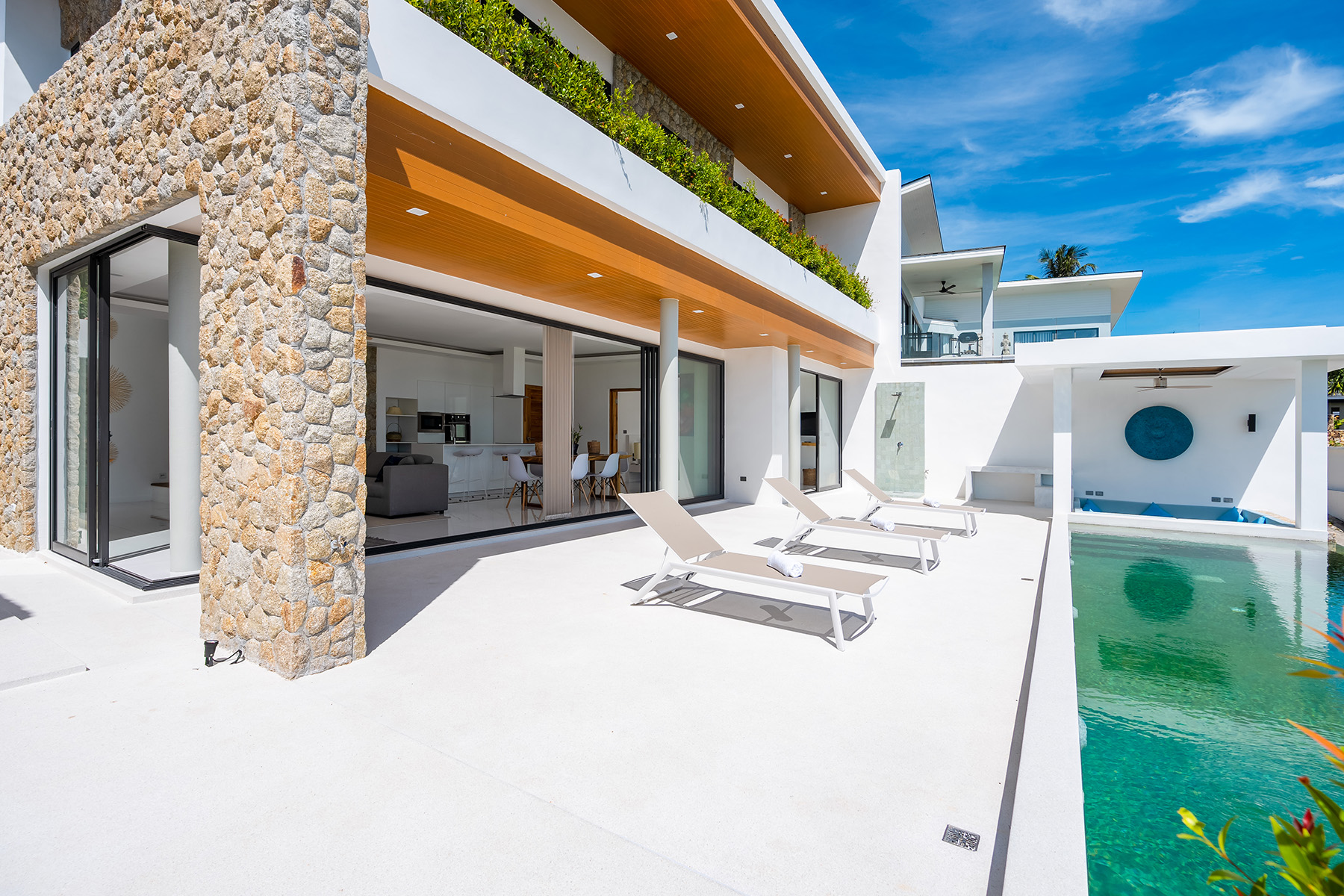 (SOLD) Enchanting 3 Bedroom Seaview Pool Villa in Bophut for sale